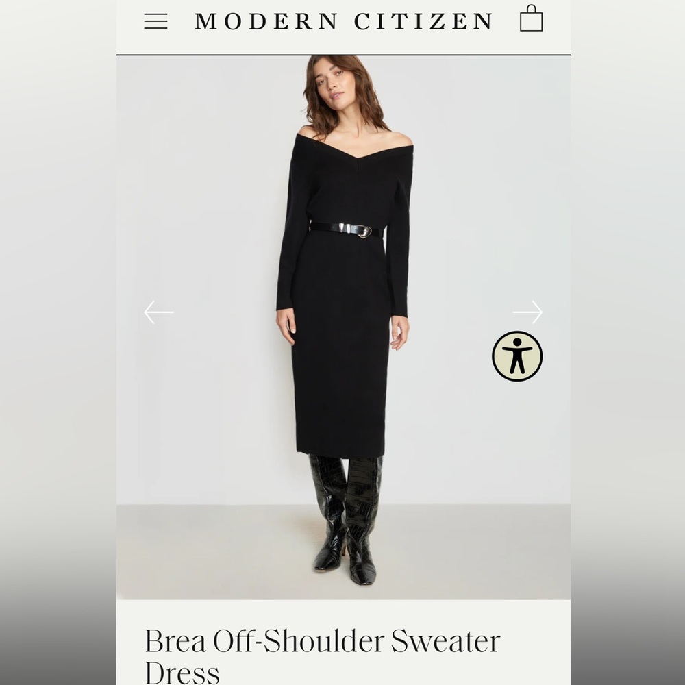 Black Brea Modern Citizen Sweater Dress